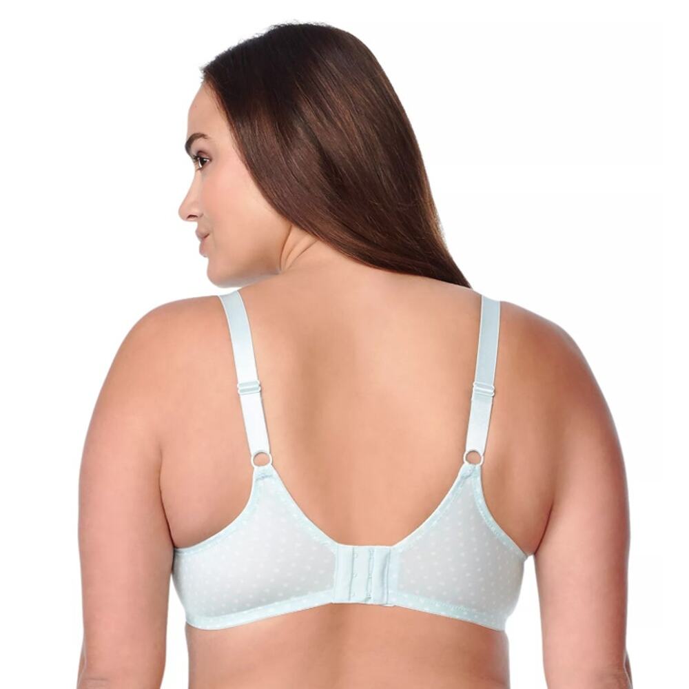Olga 35002 Signature Support Satin Underwire Bra 38D Sea Spray Blue Mint - Picture 3 of 4